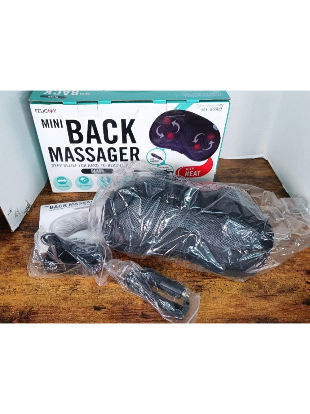 Felicity Neck and Back Mini Massager with Heat For Neck and Back USJ-800KU